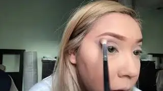 Beautiful blue eyeshadow from Morphe Pallet 35B