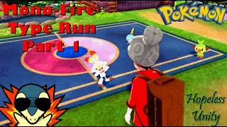 Pokemon Sword: Mono-Fire Type Run. Pt. 1