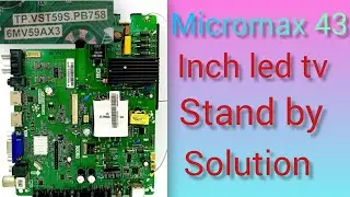 Micromax 43 inch led tv stand by solution 💯% ok #tpvst59spb758 