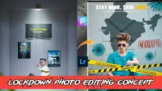 Lockdown New Photo Editing Concept || 🔥 Instagram Viral Concept Art in PicsArt