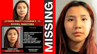 Sydnee Pratt-Clearsky: Missing 13 Yr. Old Indigenous Girl - Rivers, Manitoba - January 14th 2026