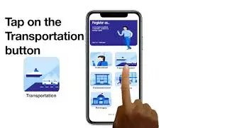 How To Register in a Contact Tracing App - As a Transportation