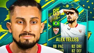 LB❌ CM✅ 85 Moments Alex Telles Player Review - FIFA 23 Ultimate Team