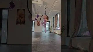 Flow 🌸 #aerialhoop #aerial #dance #artist #performer #workout #dancer