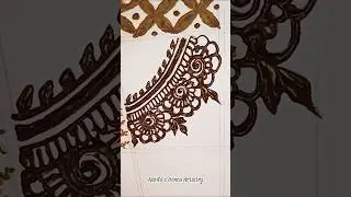 Floral design #Henna #Mehendi #shorts #startupdesign #Floraldesign