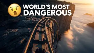 World&rsquo;s Most Dangerous Roller Coaster POV | Extreme Fast Ride | First Person View (NO STOP)