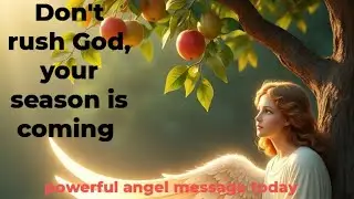 Angel message for you today. | Don't rush God|