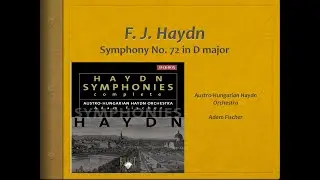 Haydn, Symphony 72 - Video Score - Adam Fischer