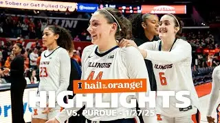 Illini WBB | Highlights vs. Purdue (1/27/25)