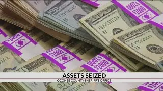 Oconee Co. Sheriff explains what they do with seized money, drugs, and property