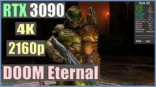DOOM Eternal | RTX 3090  | Ultra Nightmare Settings | 2160p 4K Fps Test  | Tech MK