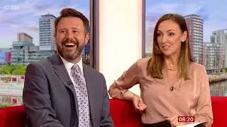 Gloucester Rugby’s Ed Slater & Lewis Ludlow on BBC Breakfast 15 August 2022