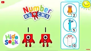 Numberblocks - Hide And Seek | Learn Addition 1 - 10 | Number Learning for Children