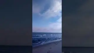 walking on beach. Ft Monroe VA