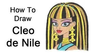 How to Draw Cleo de Nile from Monster High