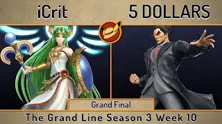 GL S3W10 | iCrit (Palutena) vs 5 DOLLARS (Kazuya) | Grand Finals | SSBU Ultimate Tournament