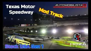 Nascar Action, Texas Speedway Mod Track, Stock USA Gen 1 Nascar, AM2 Mods, VR Sim Racing