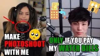 Valkarae's begging Sykkuno to take PHOTOSHOOT with her