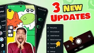 3 Whatsapp New Updates | Read All | Status Filters & Backgrounds | Notifications Count Features