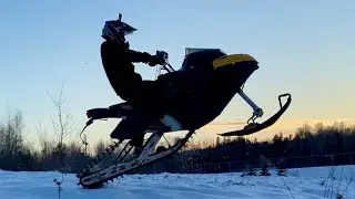 NEW SNOWHAWK!!! first ride !