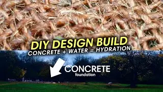Foundation Wet Cure P1 | Soaker Hoses Burlap | DIY Barn House Design Build