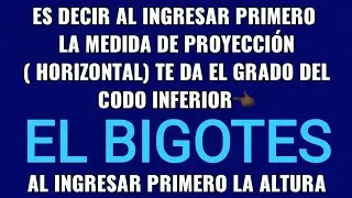MEDIDAS DE CENTRO A BISEL BAYONETA SENCILLA