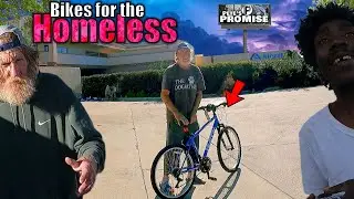 Giving a Homeless Man a Bike