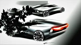 How to design car on Sketchbook like a pro!