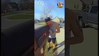 Paint-Soaked Porch Thief Meltdown 😱🎨 (Caught on Ring Camera)