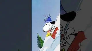 SUPER SLEIGH SLEDDING SCORE!! | Snoopy | Happy Holiday #shorts