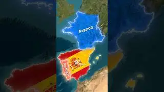 Каковы границы Испании? 🇪🇸