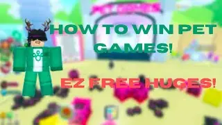 How To Win The Pet Games EZ Free HUGE! #roblox #ps99 ￼
