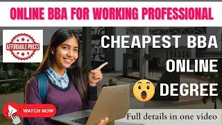 Online BBA Degree | Affordable Admission Guide | Online BBA Admission Process