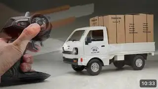 Unboxing of RC Delivery Truck 😎-remote Control Suzuki Carry Pickup truck