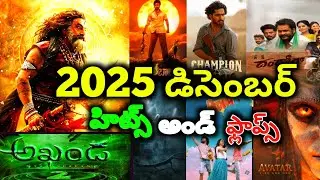 2025 December month Hits and flops all Telugu movies list Telugu entertainment9