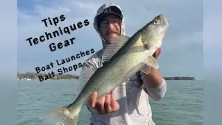 DETROIT RIVER WALLEYE JIGGING! Tips, Tricks, Techniques, and Gear! 