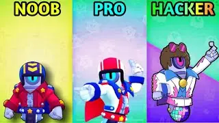 NOOB vs PRO vs GOD Brawl Stars Stu!