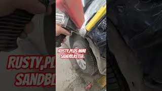 mini Sandblaster. CAr body Repair . #auto ##automobile #automotive