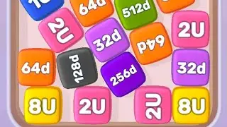 Part 24: Cube Game 3D Merge Numbers with 992,857 High Score #games #arelzone #trending