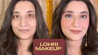 Lohri Makeup Look💄 #lohrimakeup #viral #festivemakeup 