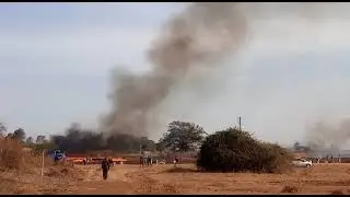 Burning field as the Ovacado ''lava