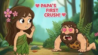 💕 CAVEMAN'S FIRST CRUSH! Love at First Sight 💐 (No Words Comedy)