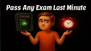 How to Ace Any Exam in Just 3 Days, 1 Night, or 2 Hours