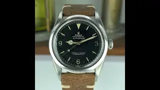 1960 Rare Vintage Rolex Explorer 1016 &rsquo;OCC&rsquo; Gilt Radium Dial
