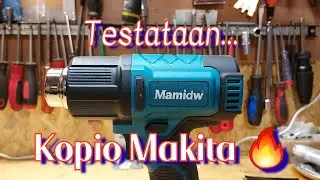 Testataan Temusta tilattu kuumailmapuhallin, onko niin tehokas kuin luvataan !!?