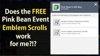 Maplestory m - Does the Event Emblem Scrolls from Pink Bean work for me?