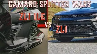 Lets compare the C7carbon Camaro Splitters ZL1 vs ZL1 1LE