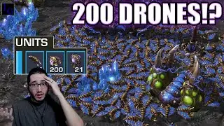 Max Supply of DRONES ONLY!? | StarCraft 2 SC2 Viewer Challenge - What's Mine Is Yours