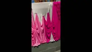 Church altar decoration with cloth🩷😍 #altar #church #decorationideas #faith #love #explorer