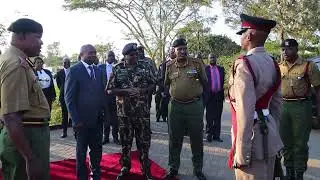 Quarter Guard Mounted by the National Police College, Embakasi A Campus Instructors